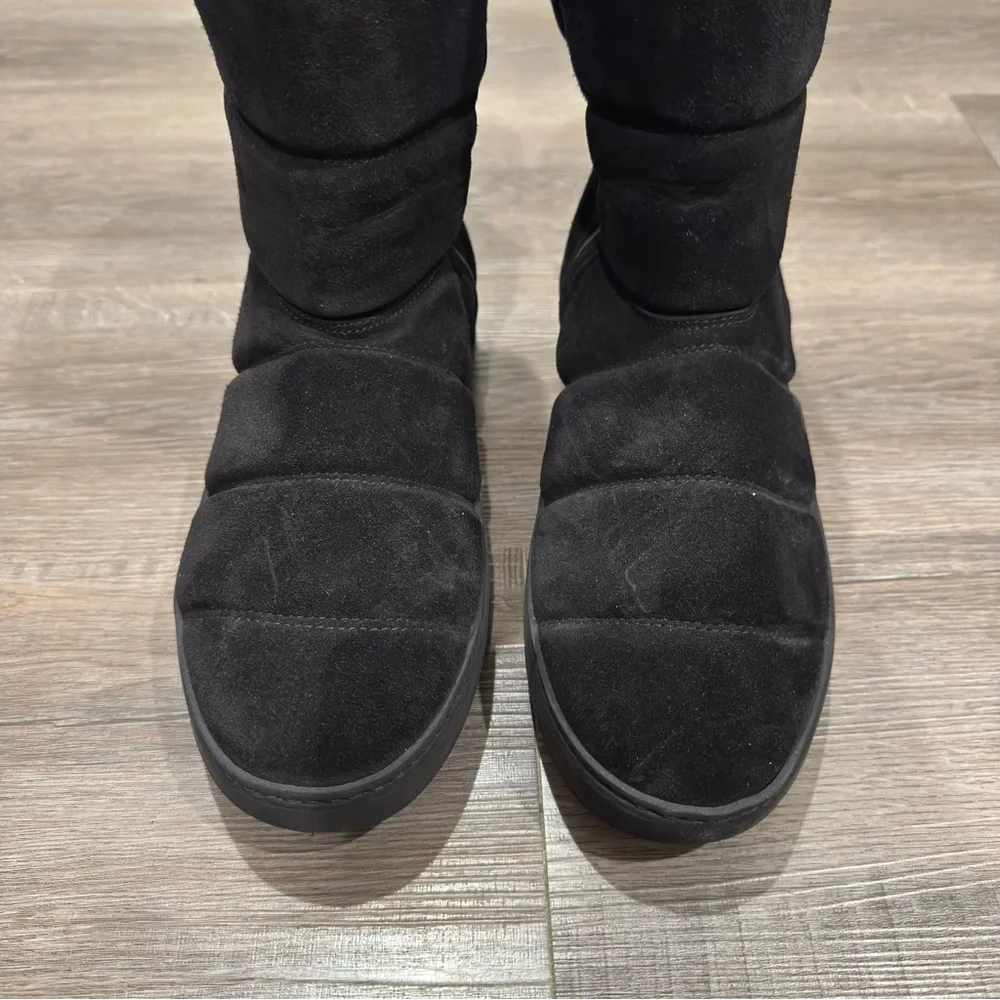 Aquatalia Alcee Faux Fur Lined Black Winter Snow Boots